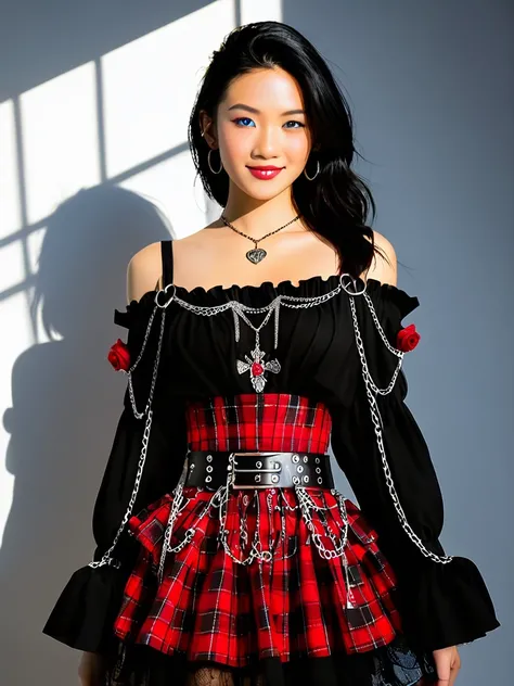 Gothic Plaid Lolita Skirt - Pony