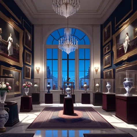 🎨🏛️Luxurious Art Display 🎭🕯️(ill)