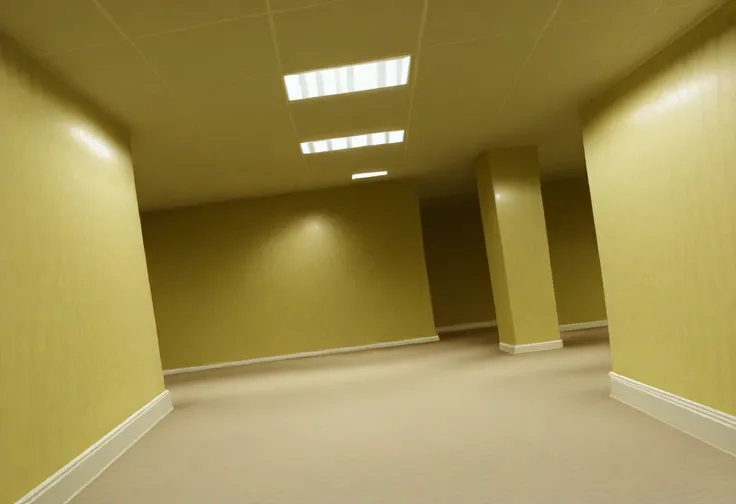 Backrooms Halls (Background) (Illustrious) (AD)
