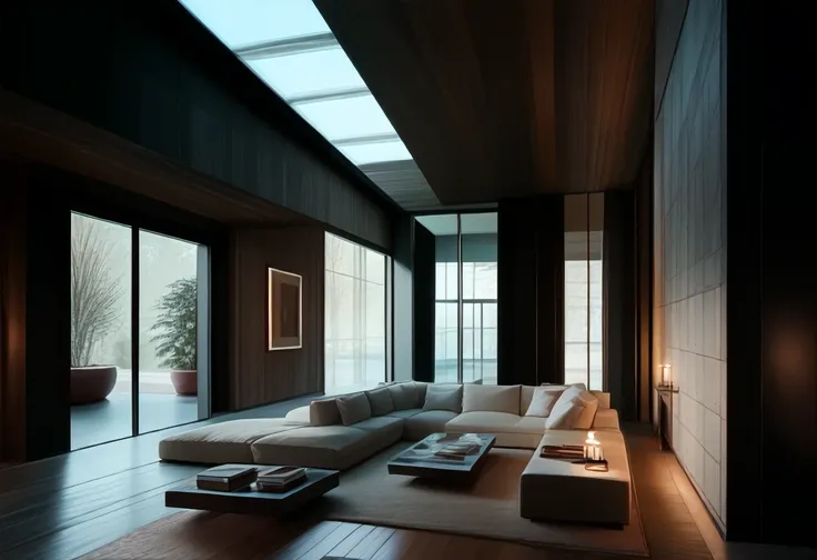 Brutalist Home Interior Living Room (Buildings) (Pony) (AD)