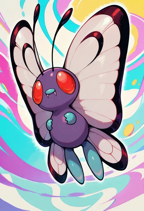 Butterfree: Butterfly Pokémon | バタフリー (Pokedex #0012) [IL & Pony]