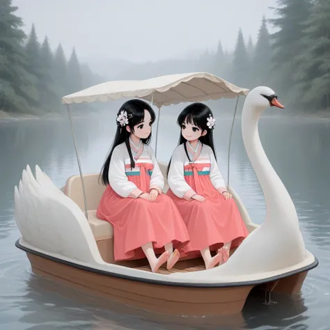 swan boat / swan pedalo