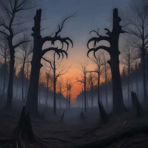 🌿💀Withered Deadwood Realm🎨🍂 (ill)