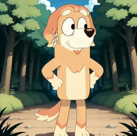 Frisky's Dad (Bluey) (Illustrious)