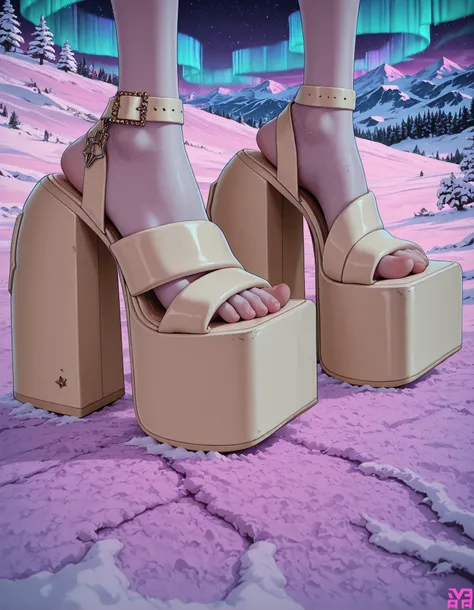 Naked Wolfe "Jingle" Platform Heels