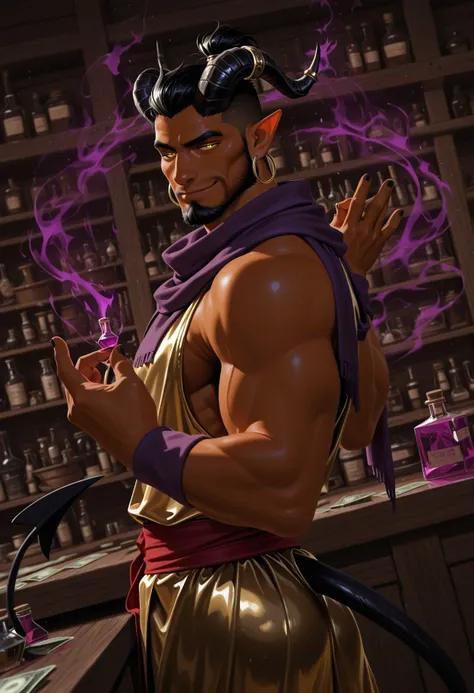 Abbass - Tiefling alchemist