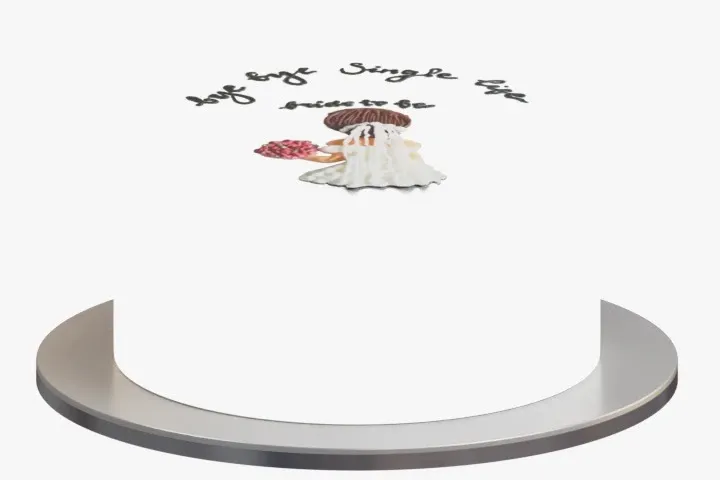 Cake Perspective isolate