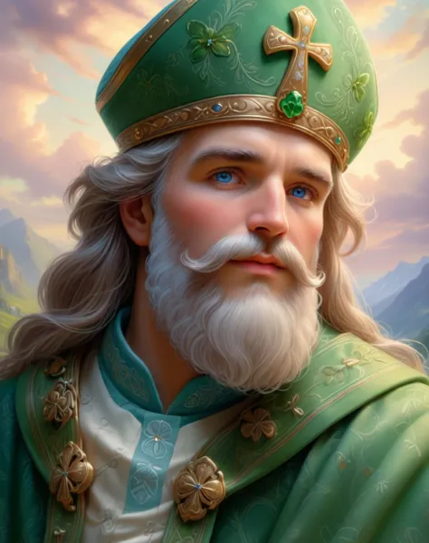 Saint Patrick (Saint Patrick's Day) (Holiday) (SDXL) (AD)