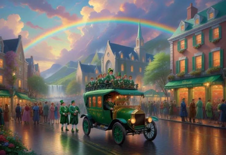 Saint Patrick's Day (Background) (Holiday) (SDXL) (AD)