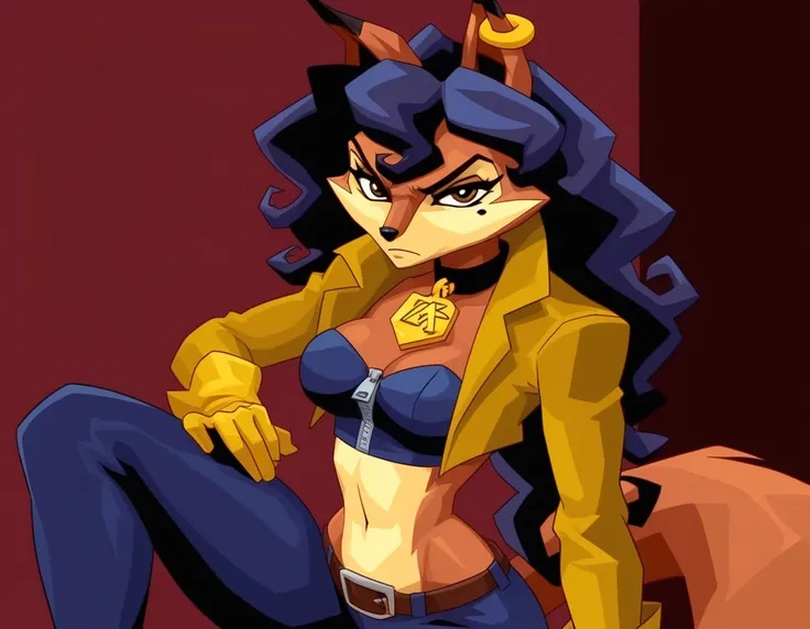 Carmelita Montoya Fox, Cutscene and In-game Model (Sly Cooper 1--2/3) | Pony Diffusion