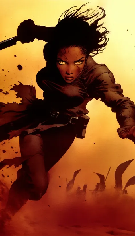 300 Comic Book Frank Miller style