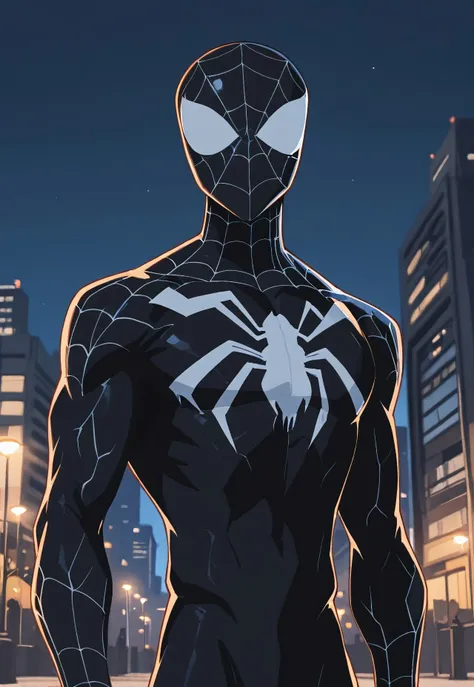 Symbiote Spider-Man "2008" Black Suit Ver.2 (Spectacular Spider-Man) [Illustrious/Pony]