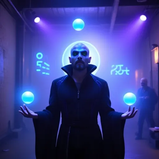 Digital Me Neon Goth Flux