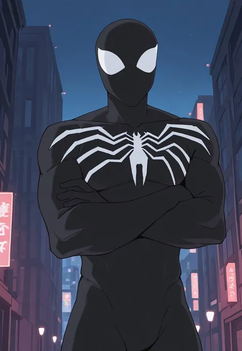 Symbiote Spider-Man "2008" Black Suit Ver.3 (Spectacular Spider-Man) [Illustrious/Pony]