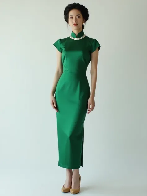 1950s Chinese Qipao Silhouette