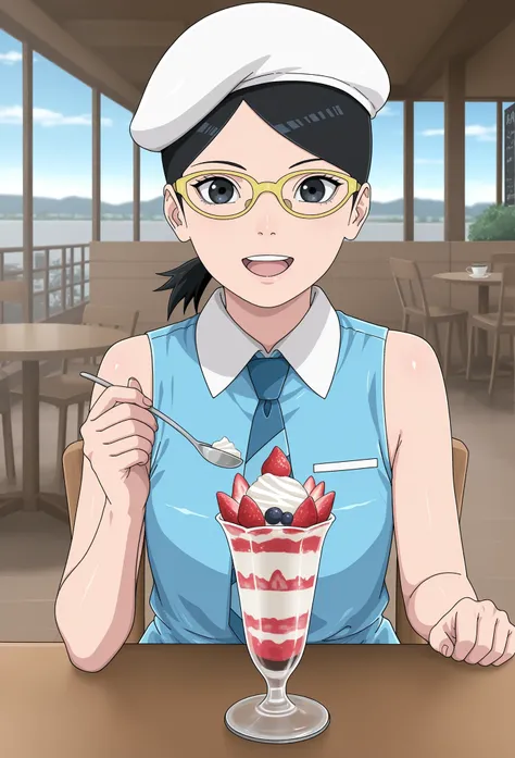 Sarada Uchiha, Journalist Attire - Boruto Naruto Next Generations