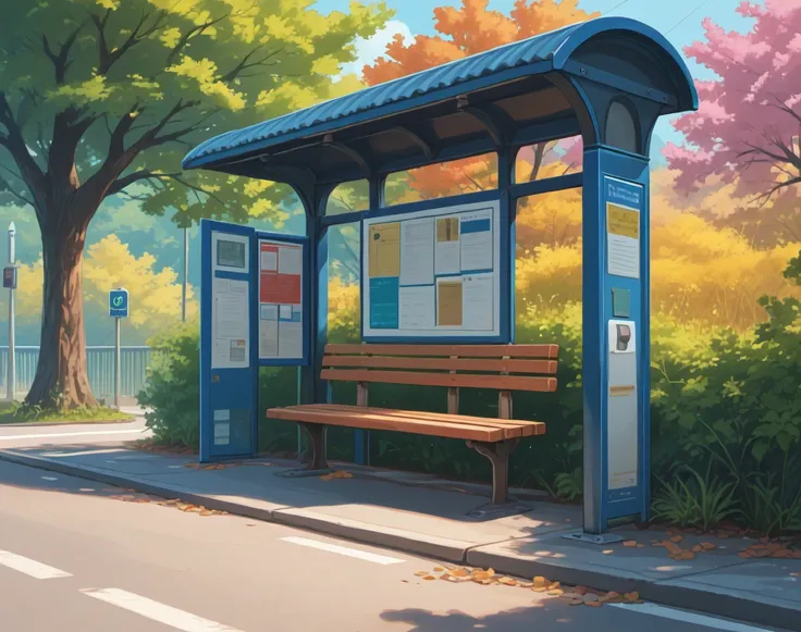 Anime Bus Stop (Background) (Pony) (AD)