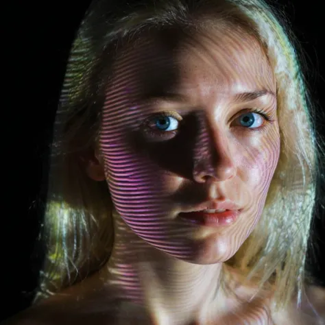 Psyglow SDXL - Glitch Stripes Light Style
