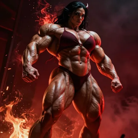 Muscular woman HD