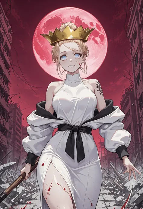 Final Ahumea, face reveal (authentic) Enen no Shouboutai -  Uncrowned version modified
