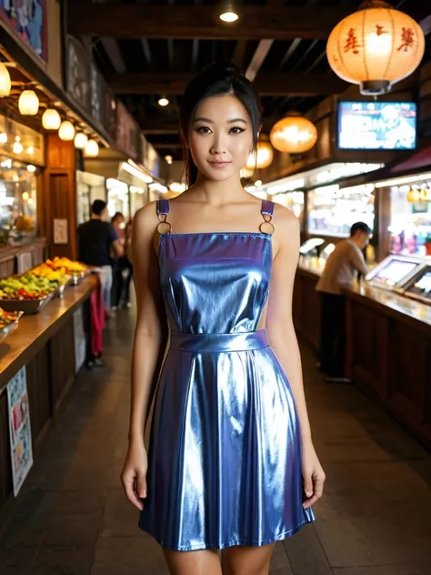 Holographic Vinyl Overall Dress - Pony_rel_260420