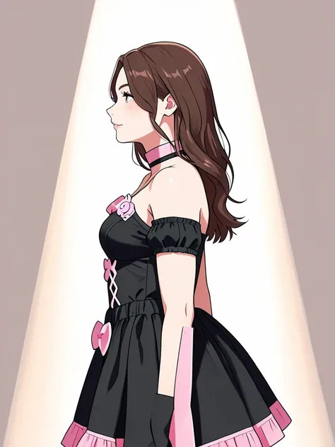 Pink and Black Dress With Bows - IL_rel_260420