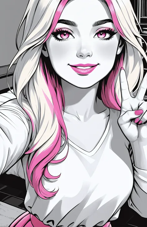 [IL] NesBWLS | Black-white pump lips style | Aesthetic style | Partial colorization_rel_260420