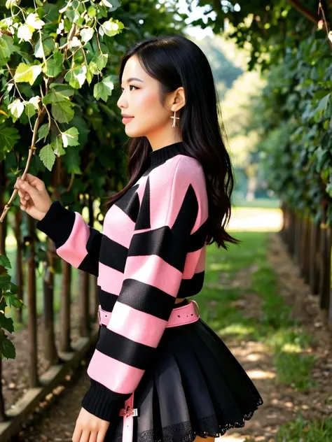 Pink Crop Sweater Skirt - Pony_rel_260420