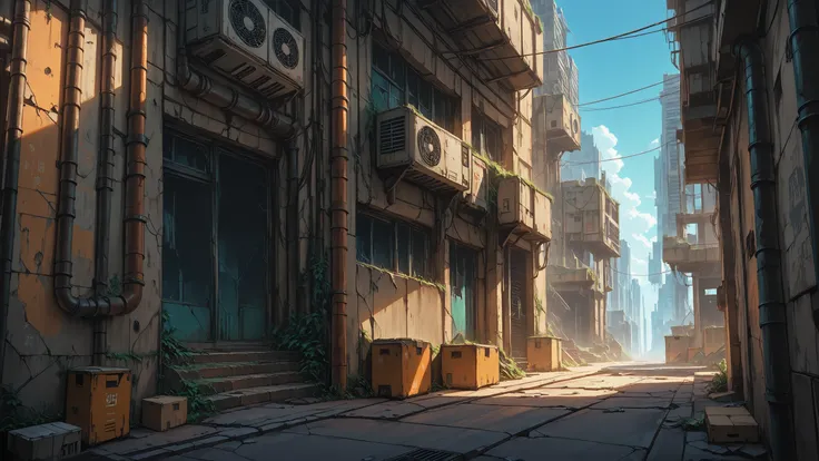 Deserted Street - Silent Oracle - Background - Illustrious_rel_260420
