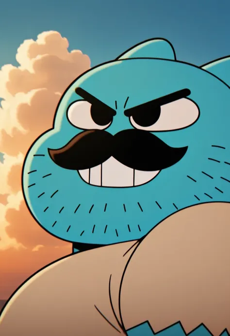 Manly Gumball Watterson(The Mustache) - The Amazing World of Gumball_rel_260420