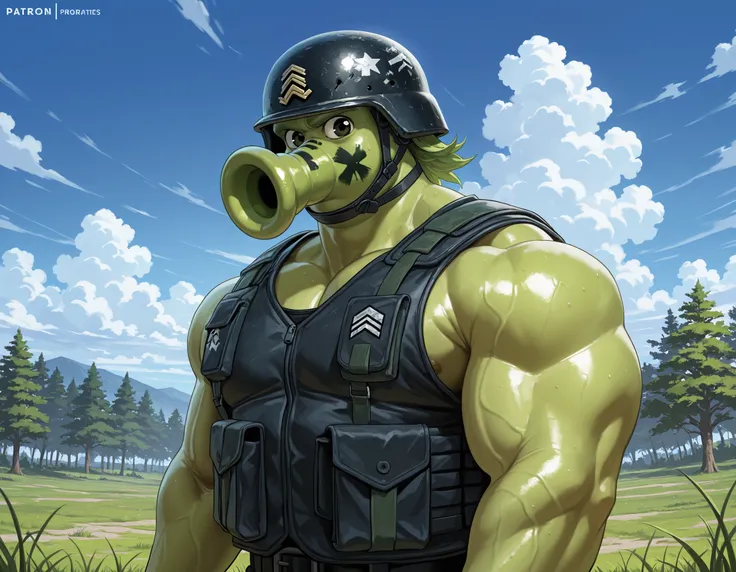 Pea-storm Commando & pea shooter - Plants vs zombies [Illustrious]_rel_260420
