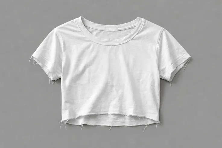 white crop top