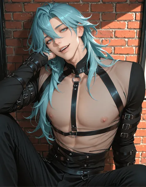 【COSTUME】See-Through Shirt with Harness_rel_260420