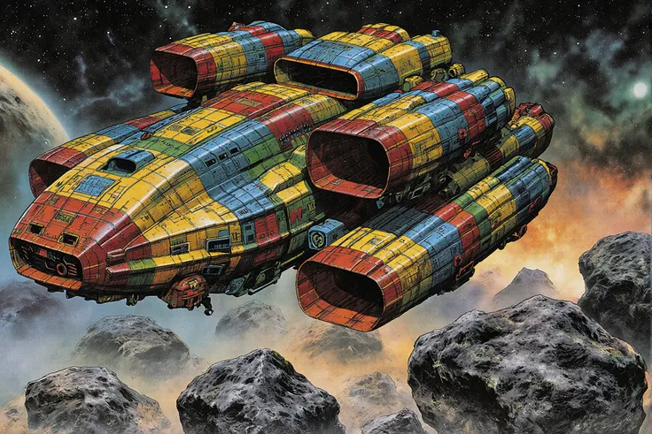 Homage to Chris Foss: Spaceships_rel_260420
