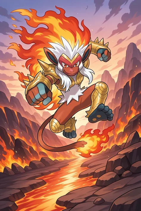 [CUSTOM] Pokémon Nr.: #392? "Mega-Infernape" Illustrious_rel_260420