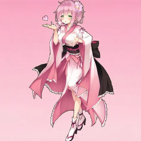 Garden Phlox/Oiransou, Lobelia/Roberia, & Seruria/Blushing Bride (Flower Knight Girl)_rel_260420