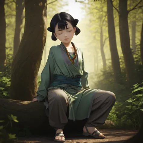 郑然 (Zhèng Rán) (The blind girl) (NPC) (similar) - Where the winds meet game_rel_260420