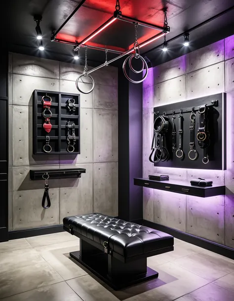 modern BDSM dungeon interior pony_rel_260420