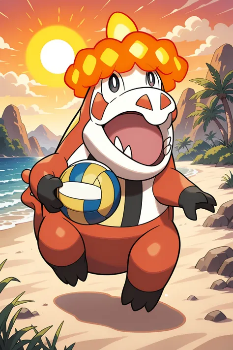 Pokémon Nr.: #910 "Crocalor" Illustrious_rel_260420