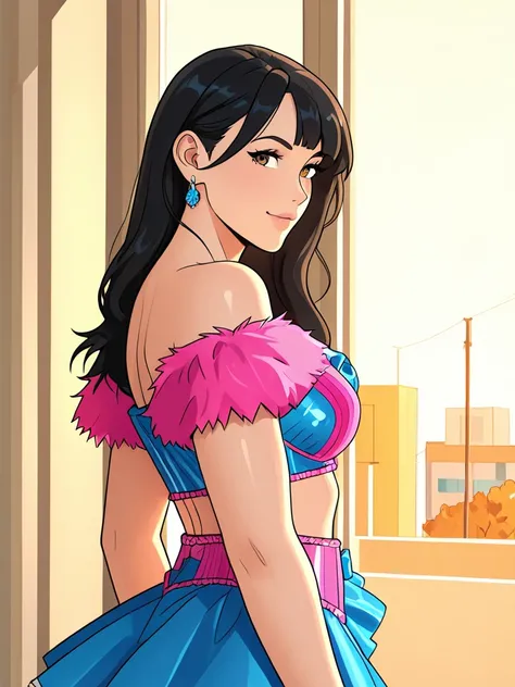 Pink Blue Ruffle Skirt Set - IL_rel_260420