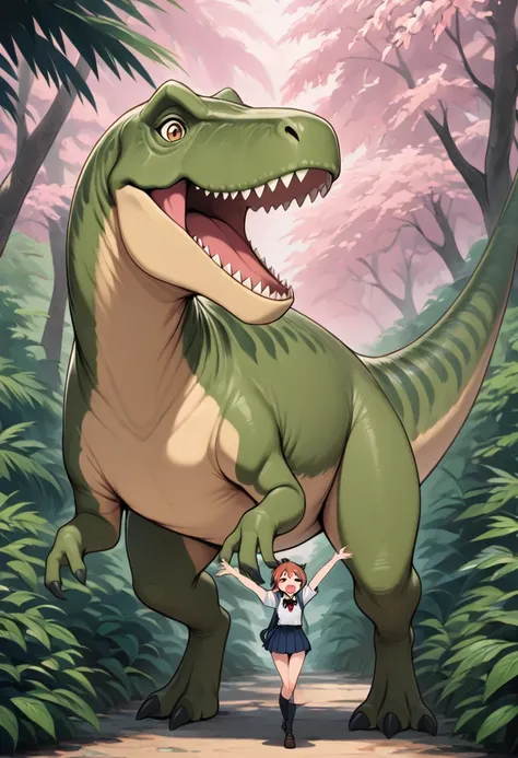 Jurassic Reincarnation: My Boyfriend Is the Dinosaur King, and I’m Surviving!? (ジュラ紀転生 ～彼氏は恐竜王、私はサバイバル生活！？～) (Citron Original) [IL]