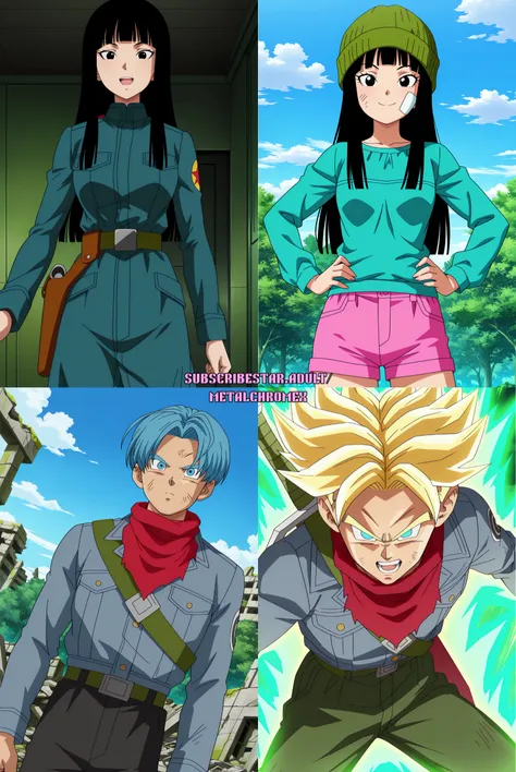 Mai and Trunks (Dragon Ball Super - "Future" Trunks Saga appearances) - Commission!_rel_260420