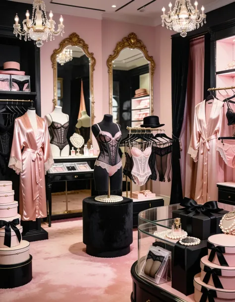 upscale lingerie boutique