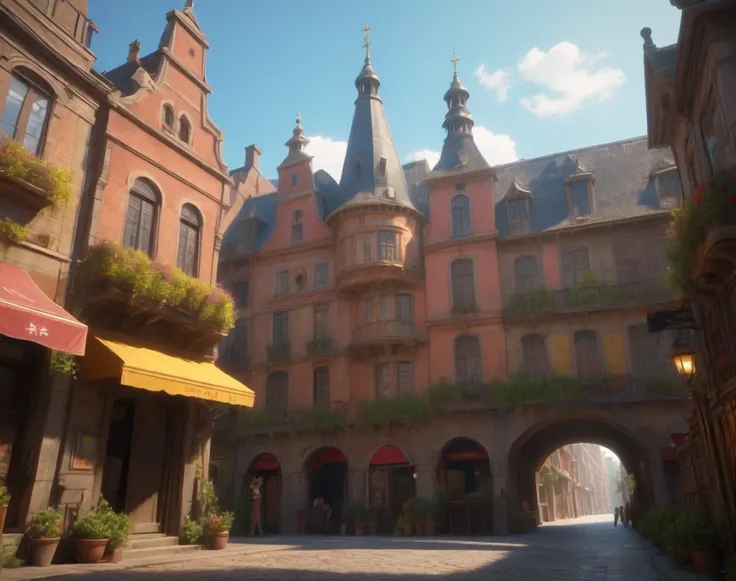 Anime Fantasy Architecture (Buildings) (SDXL) (AD)