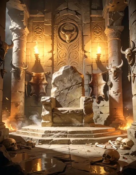 brutal ancient throne room pony