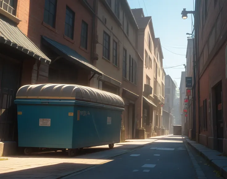 Back Alley Dumpster (Background) (Pony) (AD)