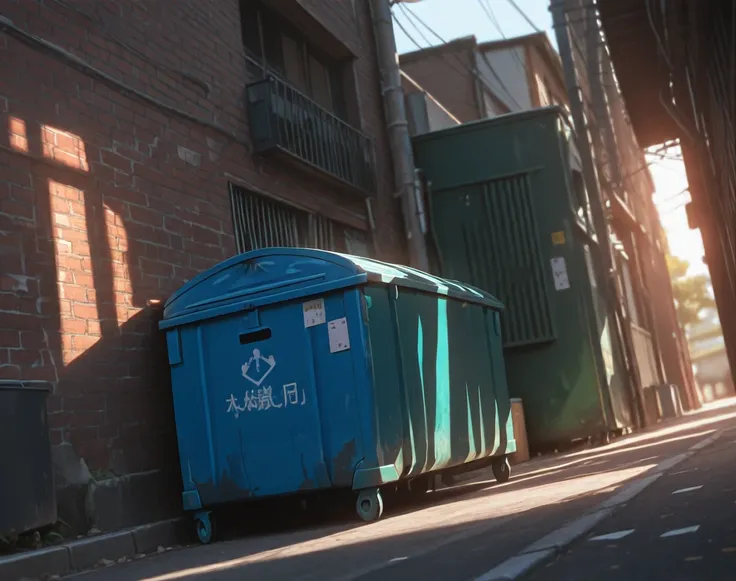 Back Alley Dumpster (Background) (Illustrious) (AD)
