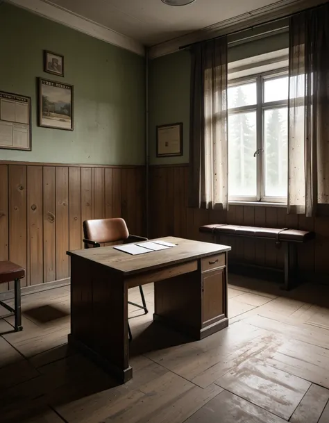 Eastern European summer camp director office pony