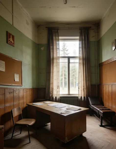 Eastern European summer camp director office