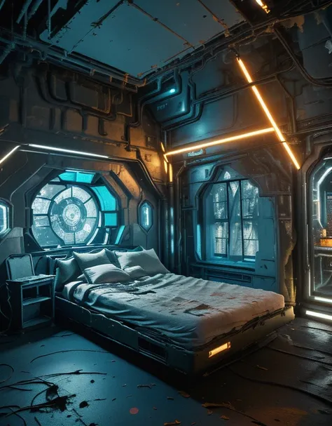 ROOMS : Spaceship Bedrooms - SD